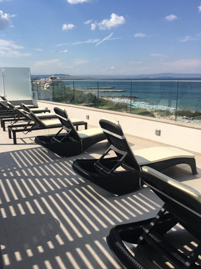 Golden Sea View Penthouse Apartment Pomorie Ngoại thất bức ảnh